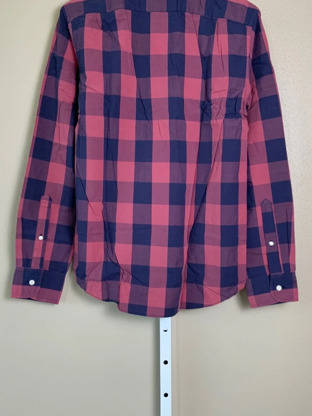 J. Crew Factory Gingham Buffalo Check Slim Washed Button Down Oxford Shirt